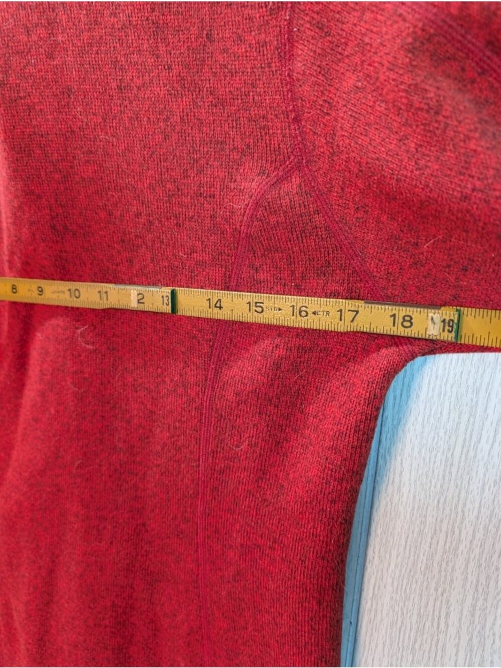 Patagonia Women's Better Sweater Jacket Red Fleece Full Zip Medium Mock Neck - Picture 5 of 6